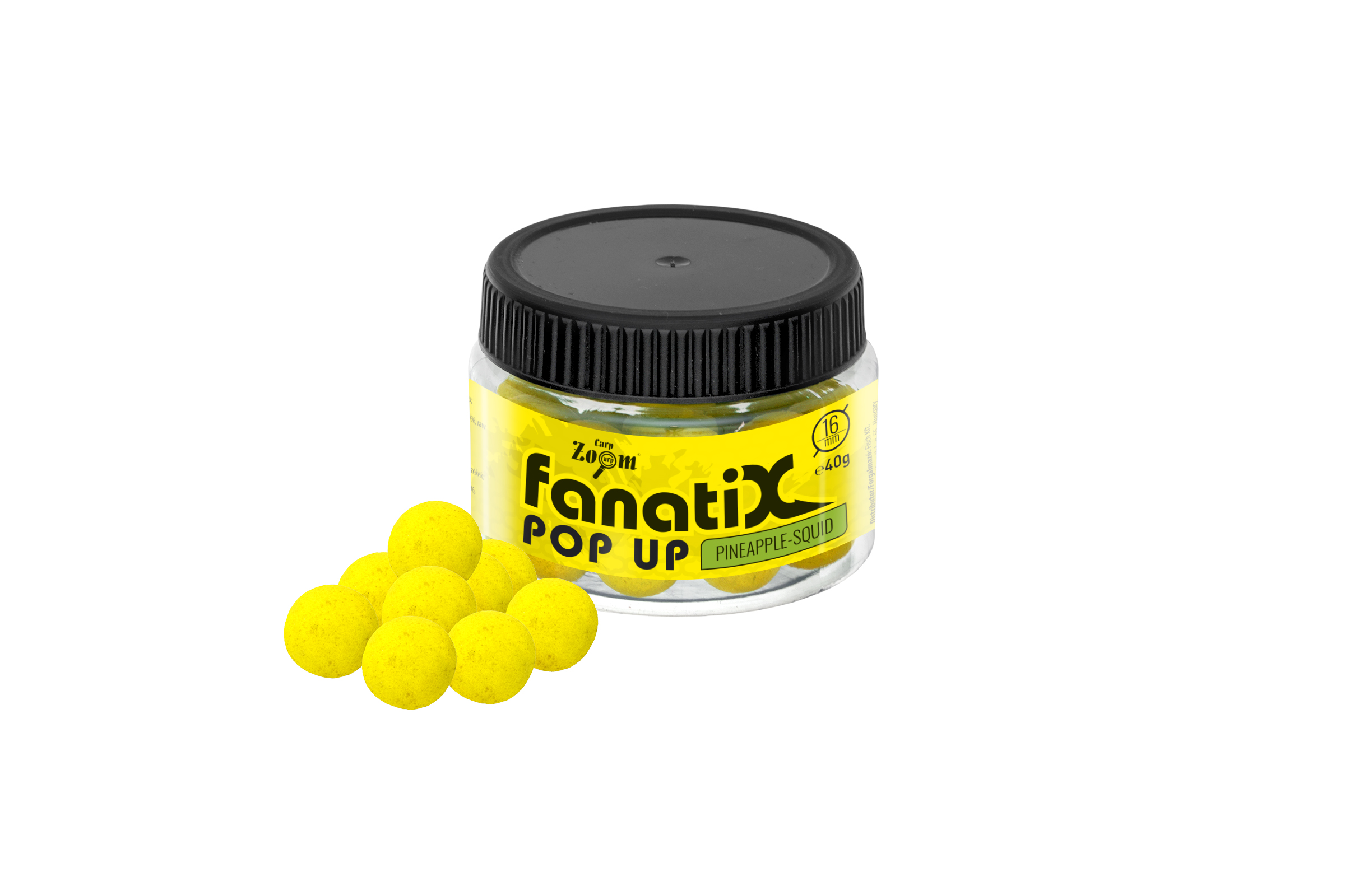 CZ Fanati-X Pop Up horogcsali, 16 mm, ananász, squid, 40 g